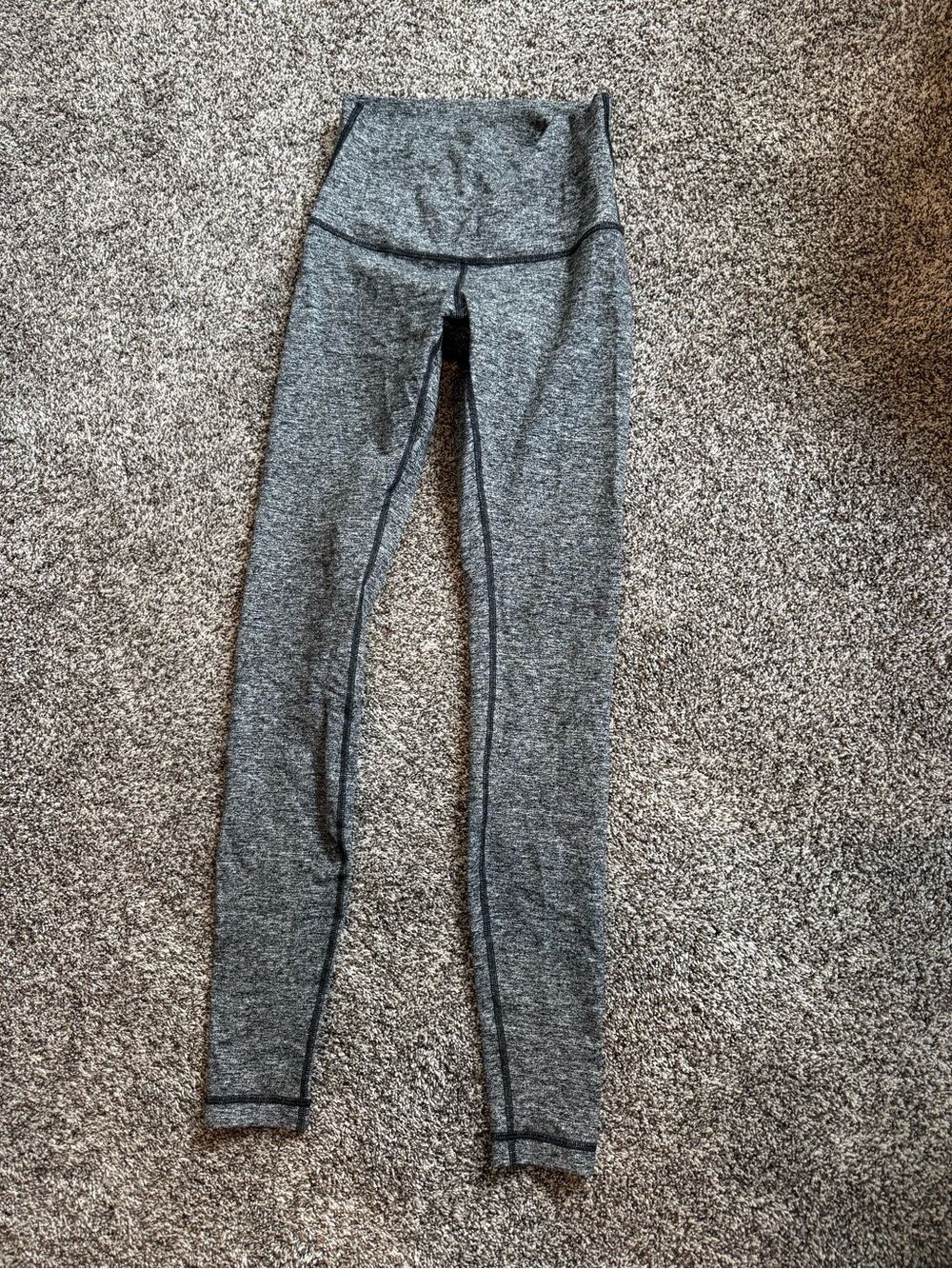 lululemon athletica Heathered Gray High-Rise Leggings